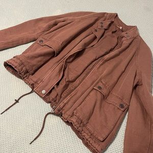 Free People Brown Utility Jacket